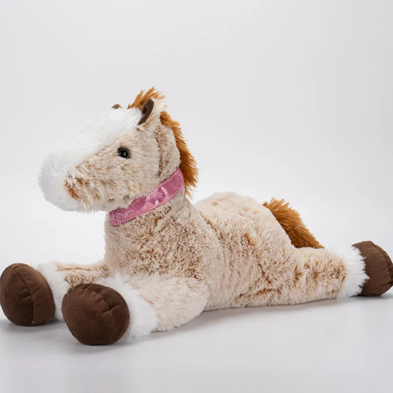 Peluche Cheval Plate Ultra-Douce